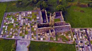 Cemetry with Antic Church