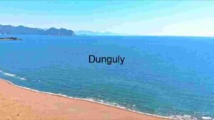Coastal Serenity: Aerial View of a Tranquil Beach