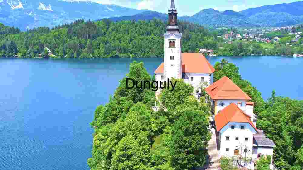 Discover Earth's remarkable landscapes. Behold breathtaking global views (185) Tranquil Island Church Amidst Nature's Embrace