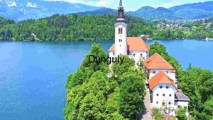Beautiful Island Church Amidst Nature's Embrace