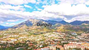 Majestic Mountain Town Panorama