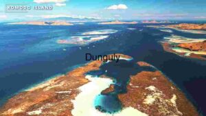 At Home Komodo Island: Aerial Marvel of Turquoise Waters