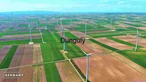 At Home Sustainable Energy Landscape: Wind Turbines in Germany