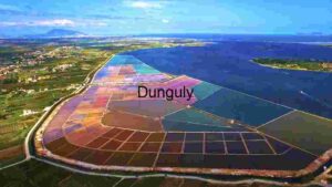 At Home Aerial View of Coastal Salt Pans
