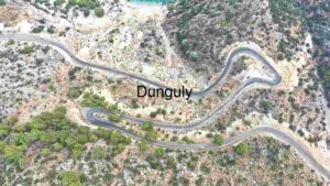 At Home Serpentine Road Through Rugged Terrain