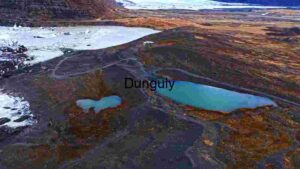 At Home Arctic Thaw: Aerial View of Melting Landscape