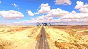 At Home Desert Highway Single Car Journey