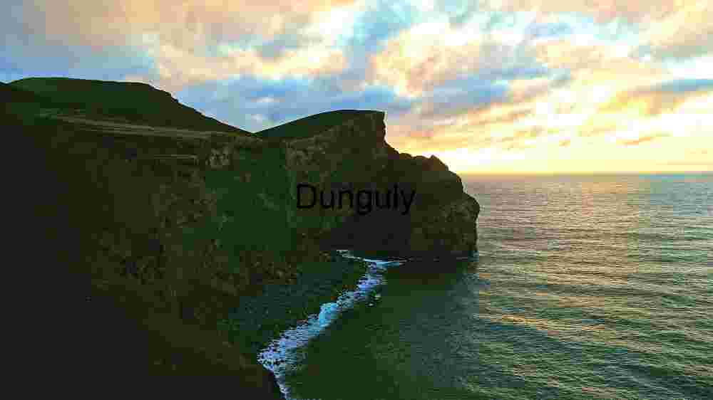 Astounding worldwide locales natural marvels, cultural treasures, and awe-inspiring panoramas (84) Coastal Cliff at Sunset- Colourful Sky