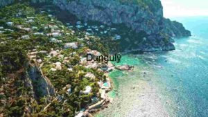 At Home Coastal Village on a Rocky Cliffside