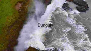 At Home Aerial View of a Dynamic Waterfall
