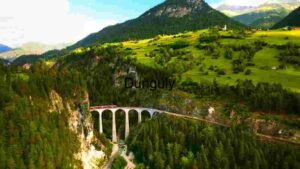 At Home Verdant Alpine Valley with Historic Viaduct
