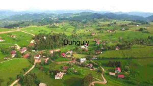 At Home Serene Aerial View of a Lush Green Countryside