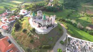 At Home Aerial View of a Majestic Medieval Castle