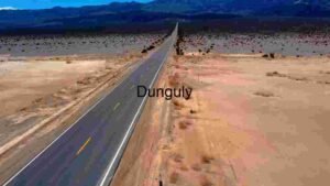 At Home Desert Highway Stretching into the Horizon