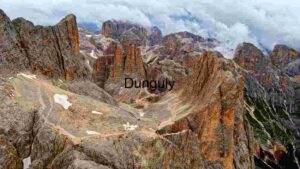 At Home Majestic Mountain Range with Rugged Peaks