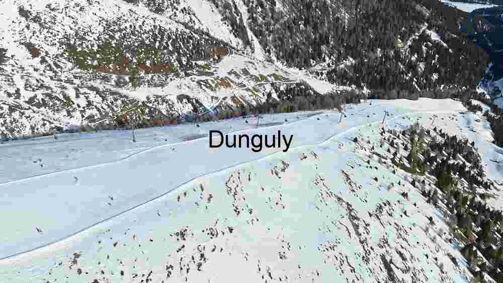 Incredible global spots nature wonders, cultural gems, and breathtaking vistas (68) Aerial View of a Snow-Covered Ski Slop