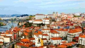 At Home Panoramic View of Porto Cityscape