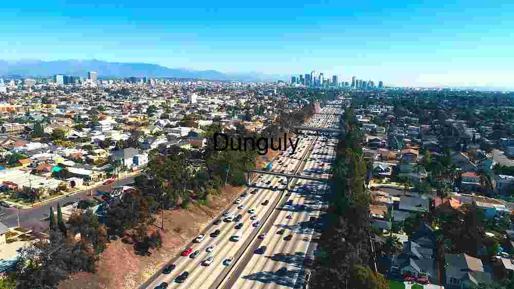 Unveiling the Celestial Fabric Embracing the Abundance of Diversity Across Earth's Expansive Terrains (69) Aerial View of Bustling City Highway