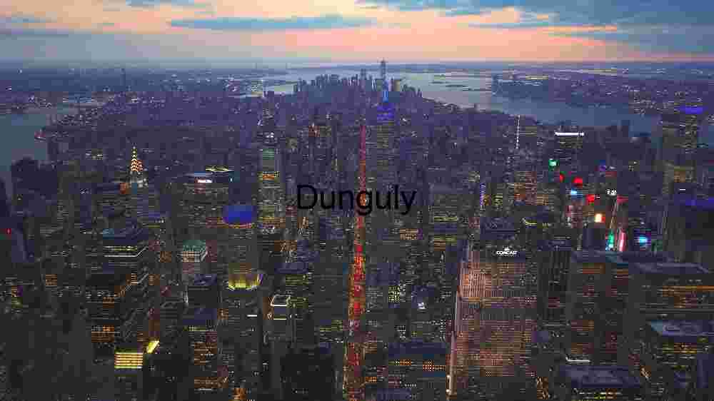 Cosmic Earth in professional captures, different corners of the earth (3) Aerial View of New York City at Dusk
