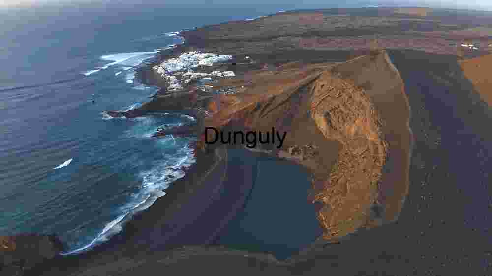 Exploring Cosmic Earth Embracing the Abundant Diversity Across Our Planet's Landscapes (62) Aerial View of Coastal Town and Volcanic Landscape