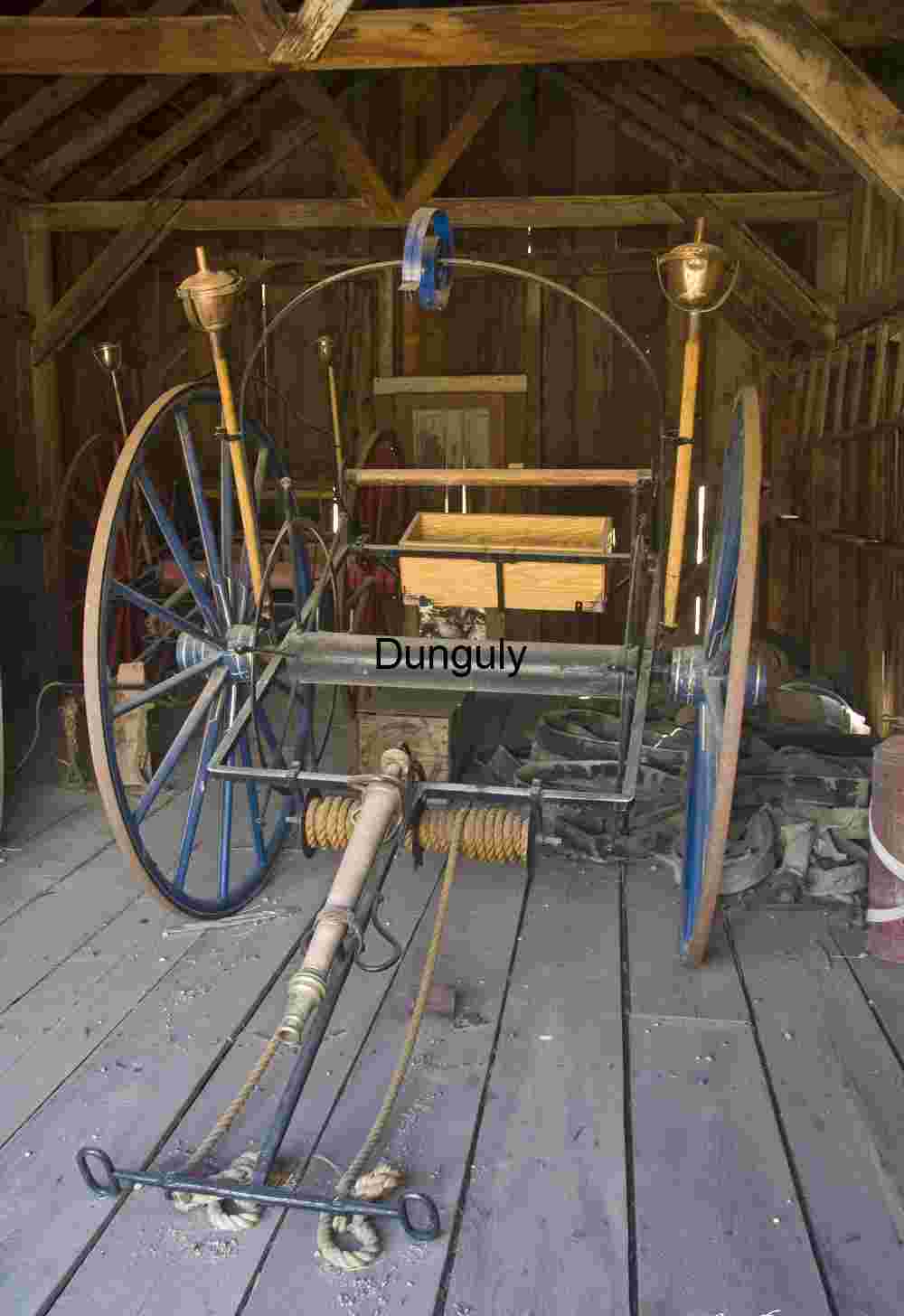 Bodie_Ghost_Town_Fire_Engine Ancient Ruins Under a roof