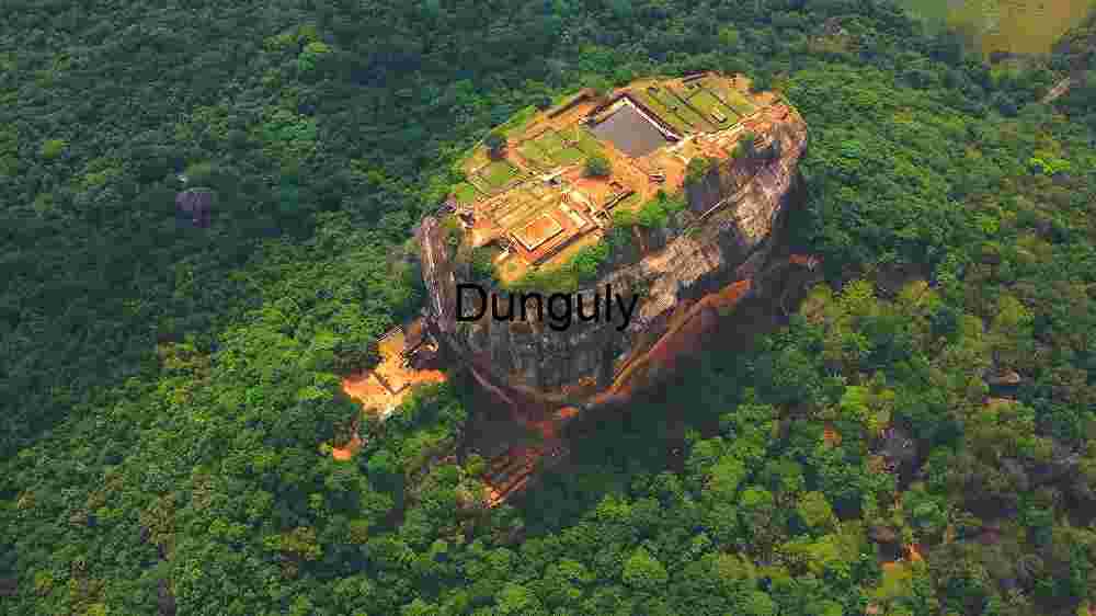 Discovering the Cosmic Tapestry Embracing the Rich Diversity Across Earth's Vast Landscapes (55) Sigiriya Rock Fortress: Aerial View