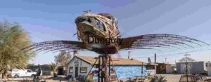 Abstract Graffiti Wall Art at Bombay Beach