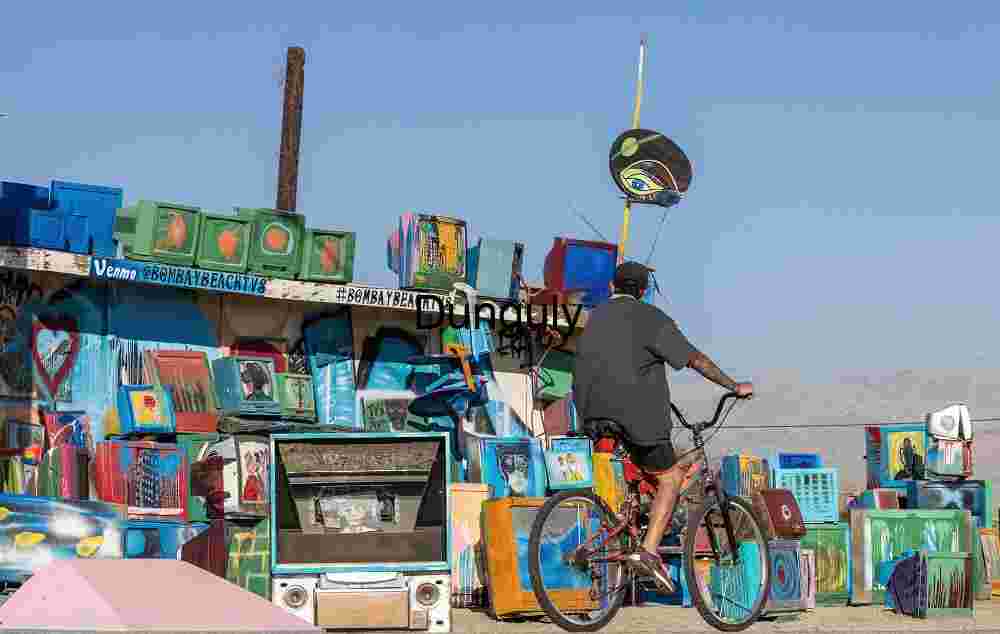 Jack Parker's Bombay Beach TVs Signal Rider: Art in Motion Through Broadcast Ruins