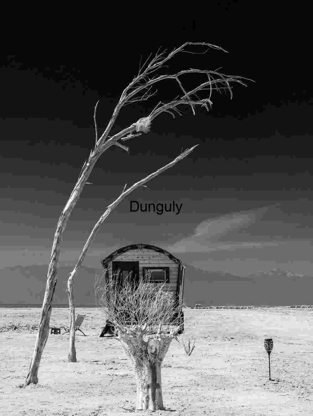 Shack; Bombay Beach Station 50: Silence Beneath Twisted Skies