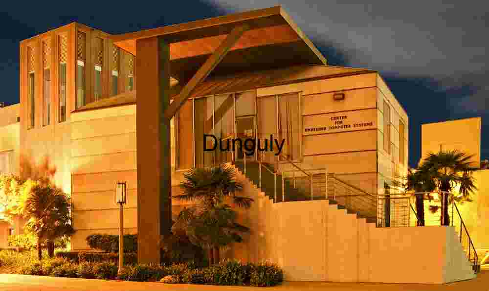 Frank Gehry engineering building, UCI Modern Research Center at Night – Contemporary Glass and Concrete Architecture