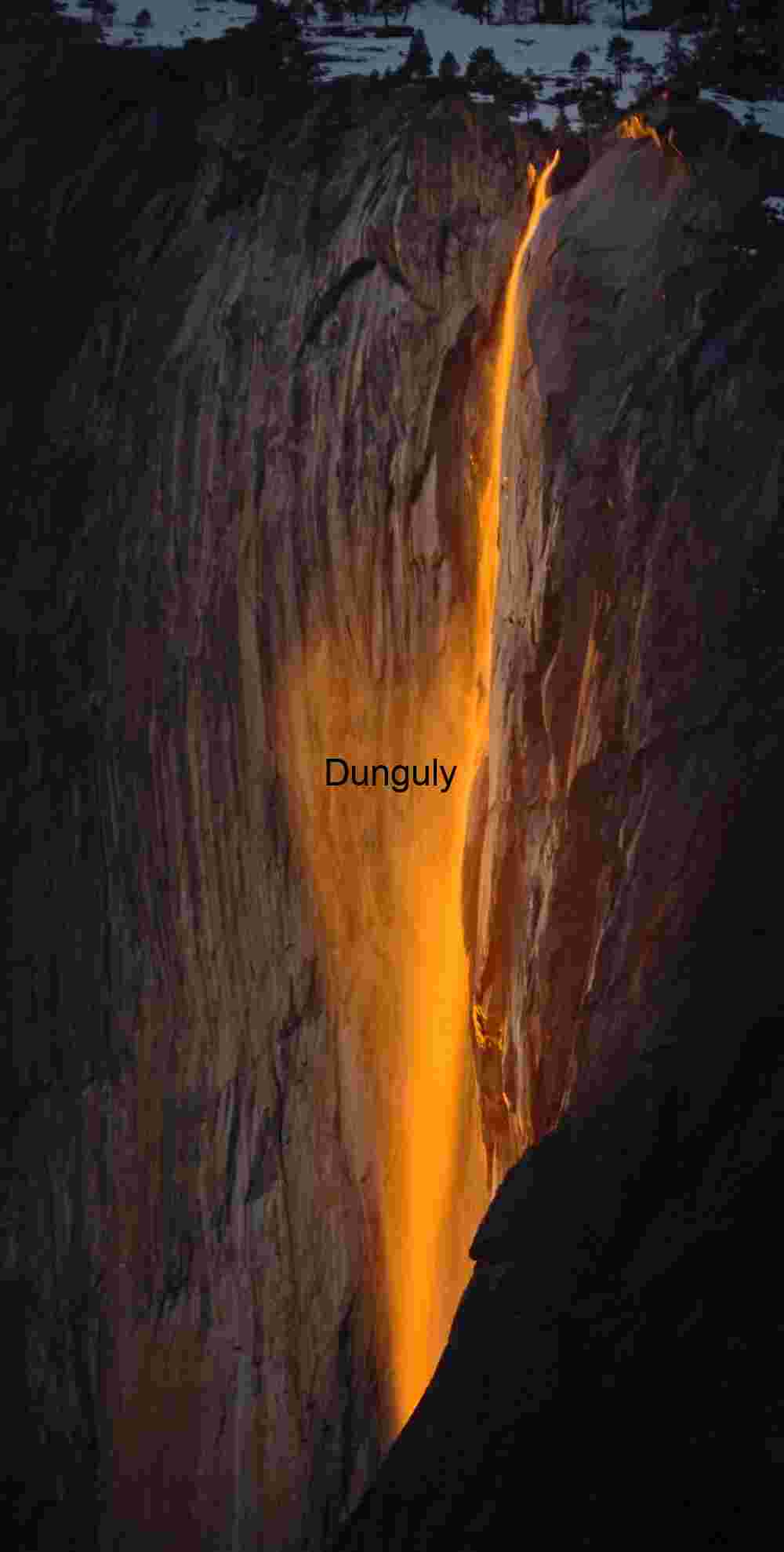 Horsetail, Fall, firefall, Feb. 18, 2008 Horsetail, Fall, firefall, Feb. 18, 2008 | Yosemite Firefall