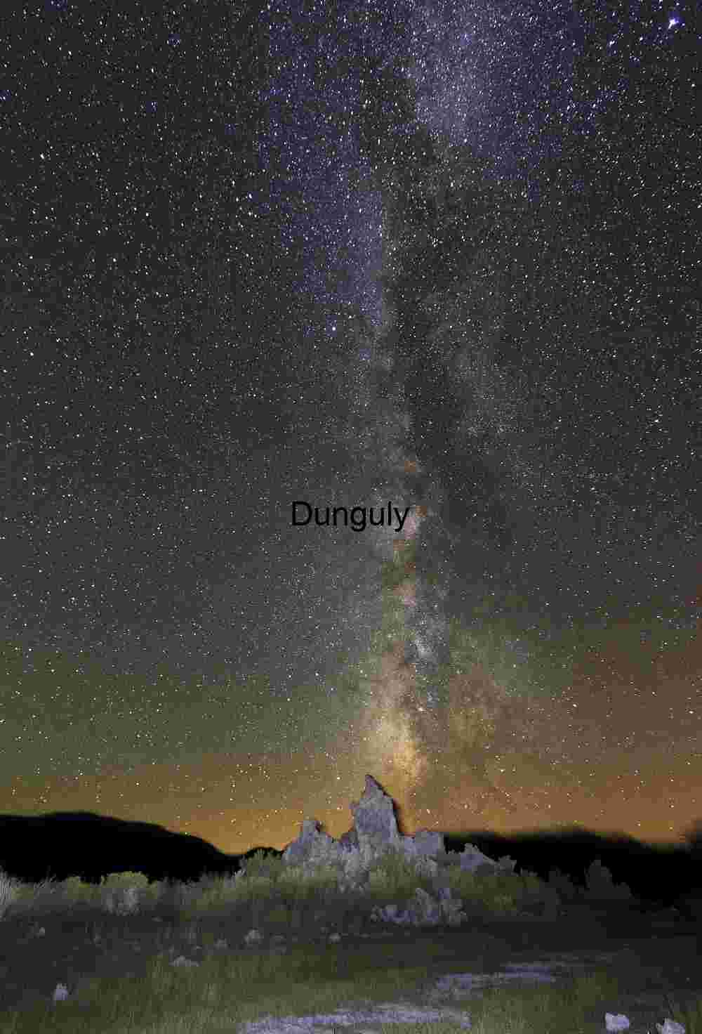 Milky Way over the South Tufa, Mono Lake Galactic Pillar Above Earth’s Edge