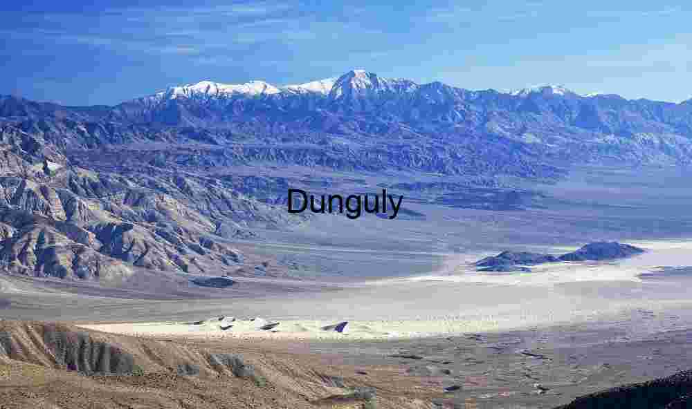 Panamint Dunes and Telescope Peak with fresh snow Desert Landscape with Snow‑Capped Mountains