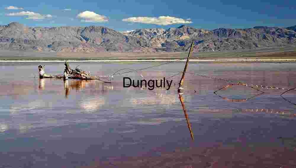 Saline Lake, Saline Valley Salt Flat Reflections with Broken Fence and Mountain Backdrop