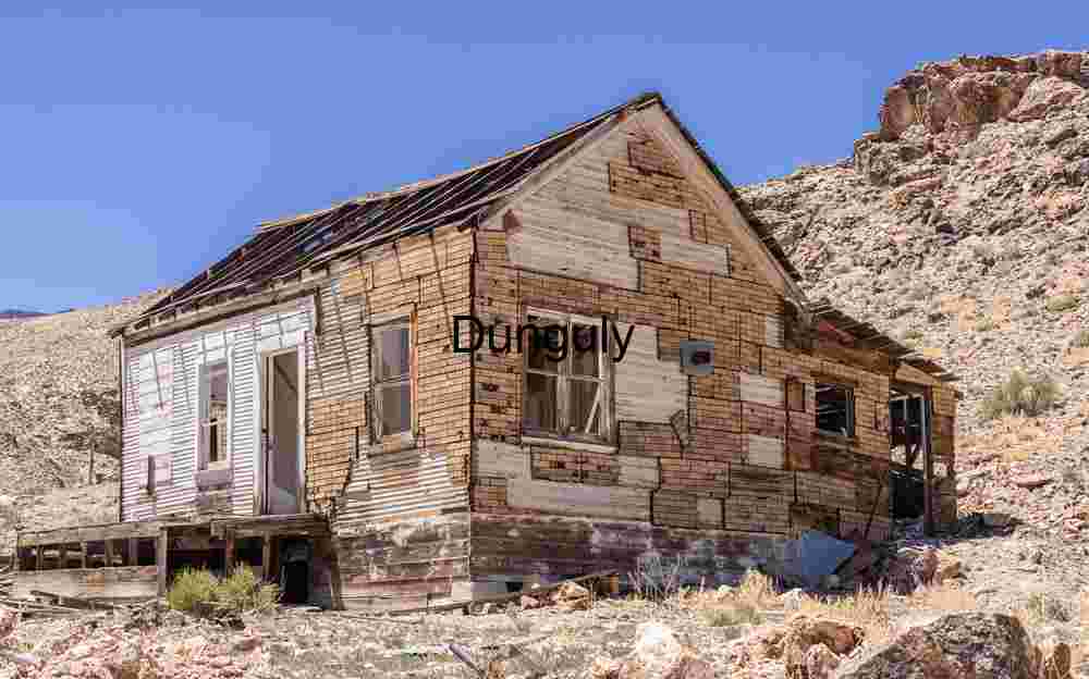 Abandoned building, Nivloc mine, Derelict Mining Structure - Nivloc Mine Ruins