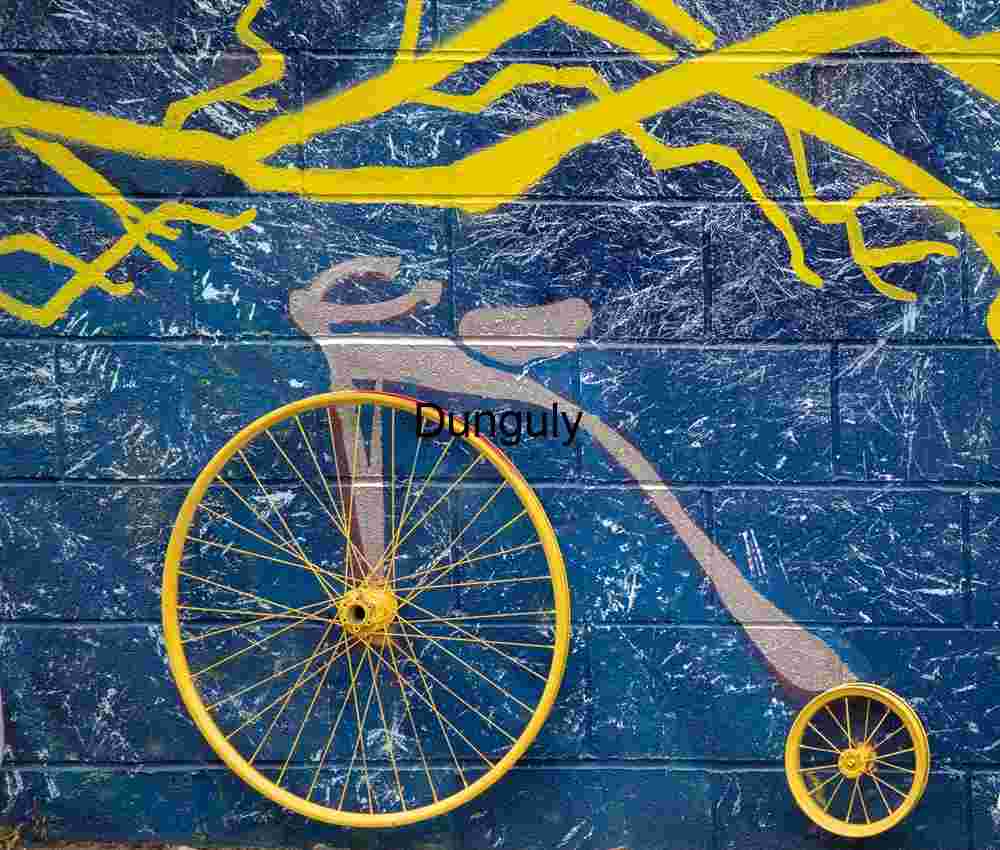 Bicycle mural; GAP trail Bicycle mural; GAP trail