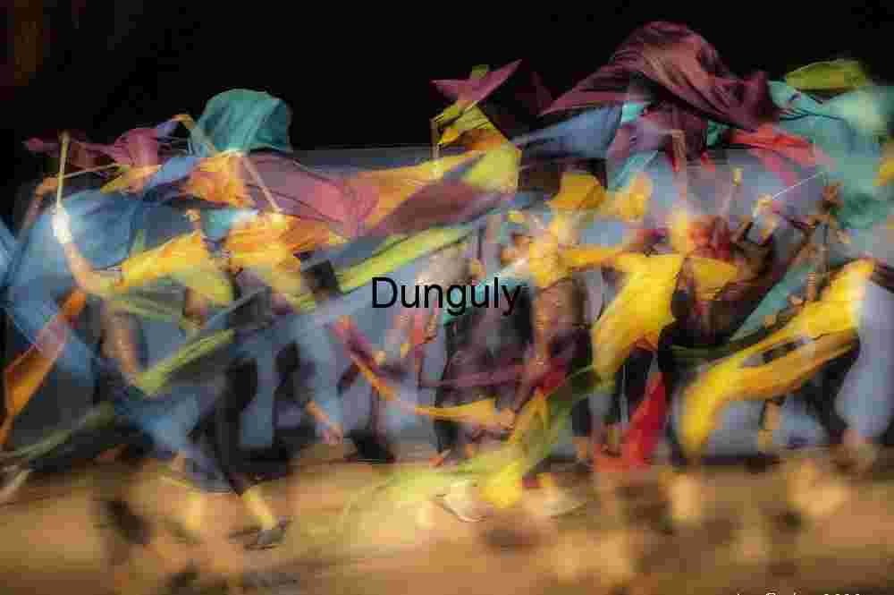 Danish gymnasic dnacers abstract; John C, Campbell Folk School Abstract Motion Dance: Danish Gymnasts with Flags