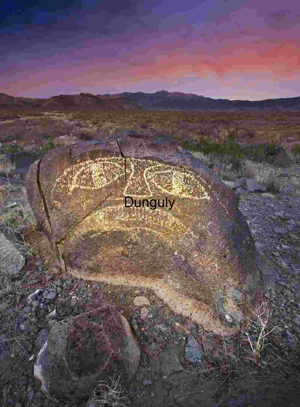 Goggle-eyed glyph, petroglyph, Three Rivers Goggle-eyed glyph, petroglyph, Three Rivers