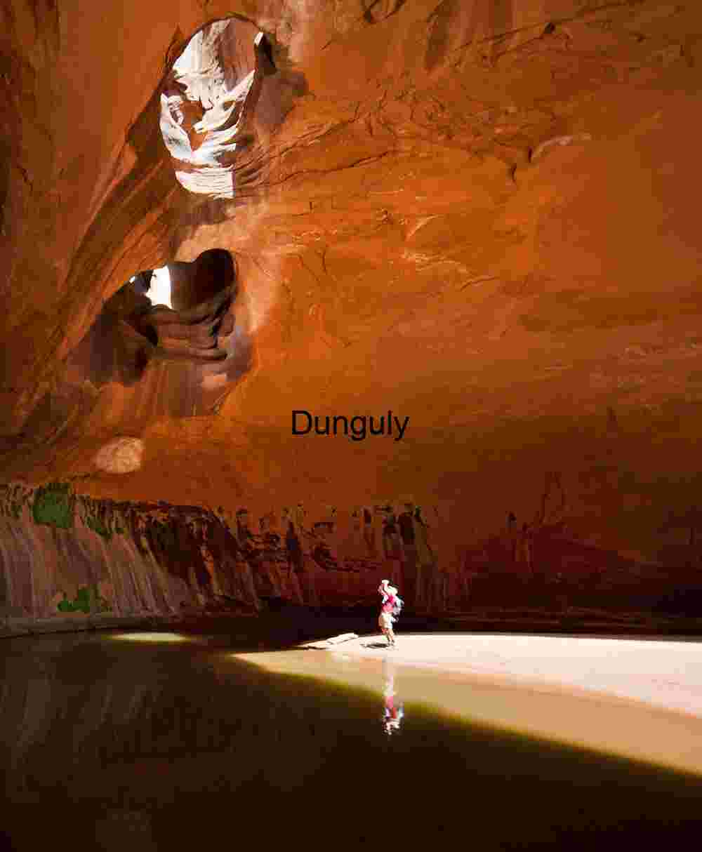 On the edge of the light, Golden Cathedral, Neon Canyon, Escalante, Grand Staircase N.M., Utah Golden Cathedral, Neon Canyon Slot Canyon, Utah