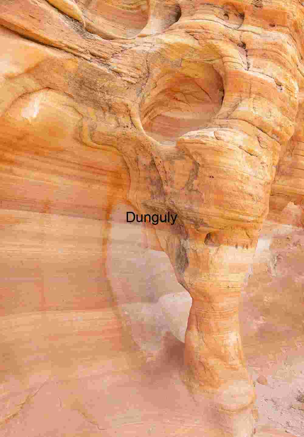Pocketed elbow, Ancient Sandstone Rock Erosion: Nature's Pocketed Art