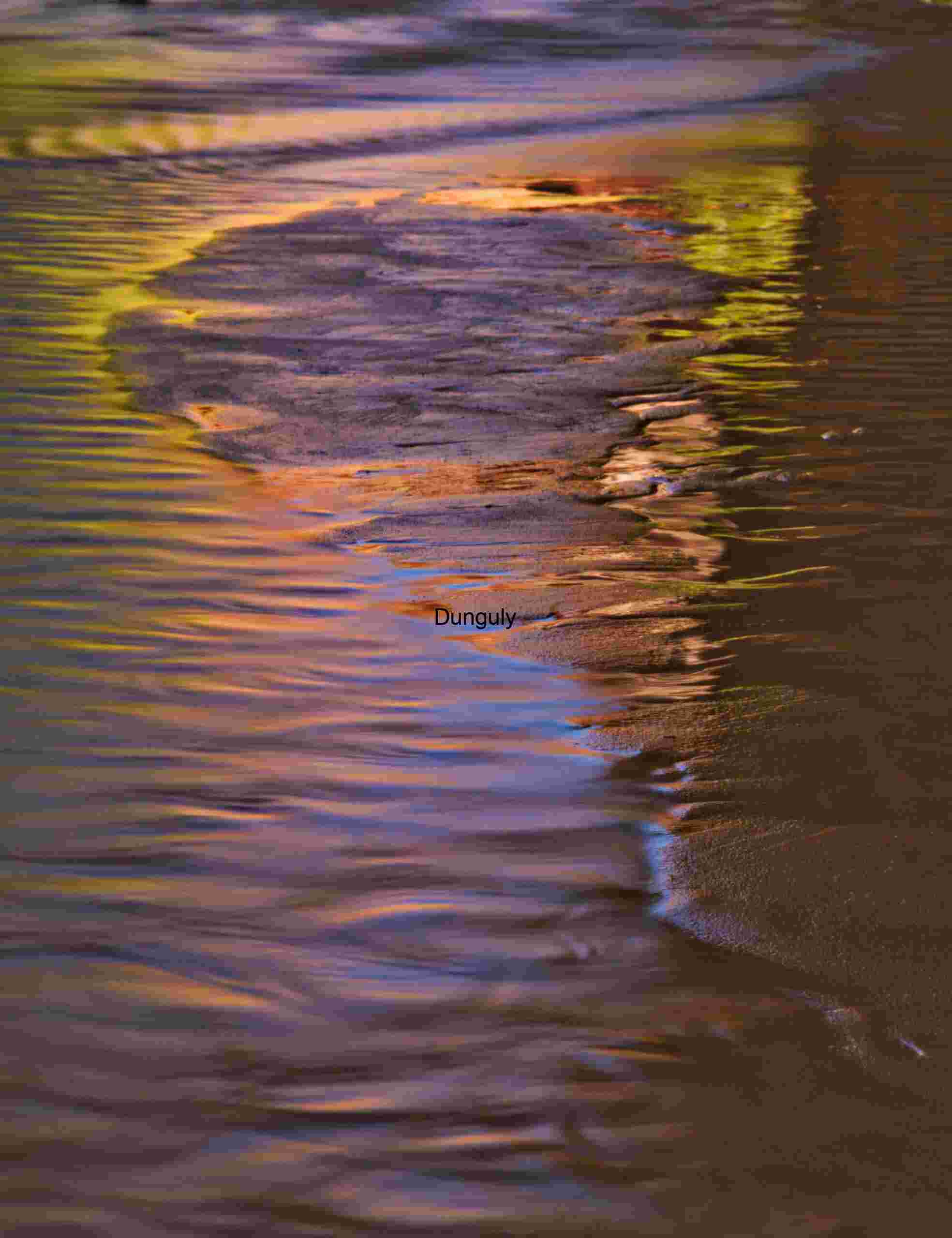 Ripple reflections in red, green and blue, Coyote Gulch, Escalante Broken Bow Arch, Escalante - Dramatic Utah Desert Landscape