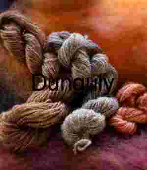 Natural Handspun Yarn Skeins: Fiber Art & Warm Texture