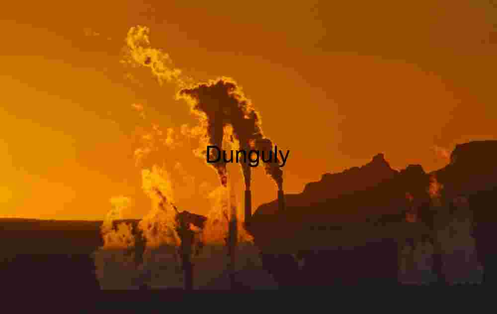 Sunrise, Navajo Power Plant Navajo Power Plant Sunrise: Industrial Silhouette & Steam