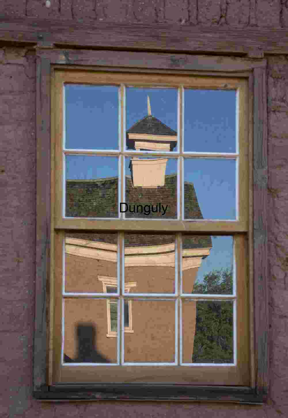 Window reflection of the Schoolhouse Window reflection of the Schoolhouse