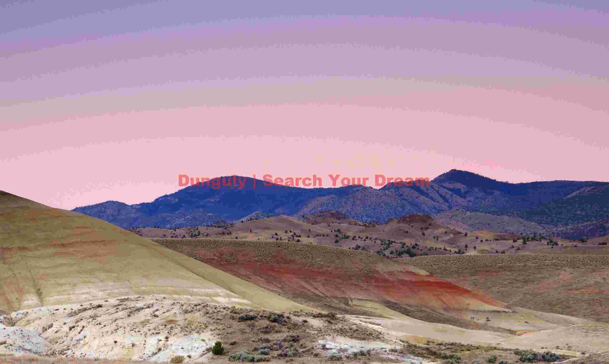 Before dawn, Painted Hills, Oregon Pre-Dawn Geological Wonder