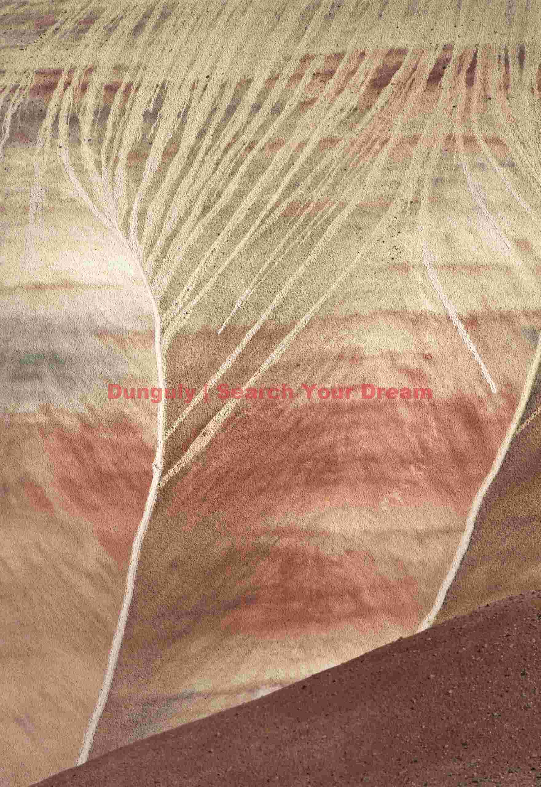 Fans, Painted Hills, Oregon Radial Formation Landscape
