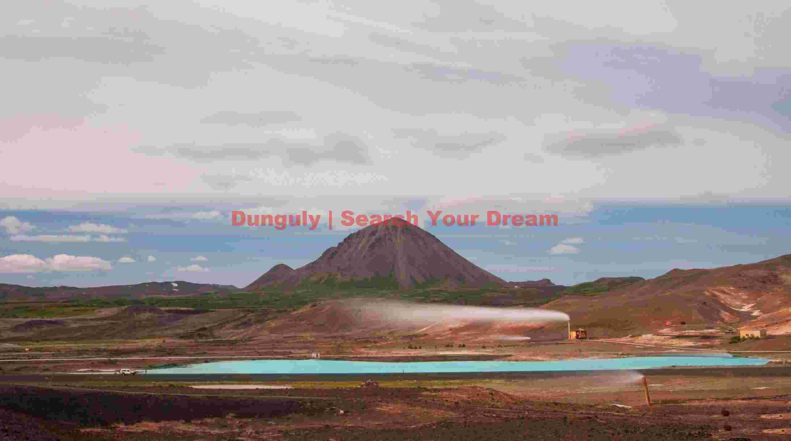 Geothermal power plant, Hverir; Iceland Glacial Ice Formation at Geothermal power plant, Hverir