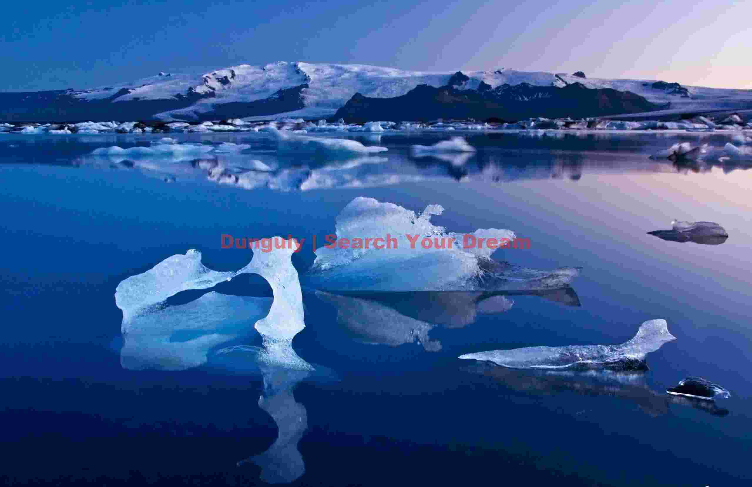 Jokulsarlon - ice kiss Glacial Ice Formation at Jokulsarlon - ice kiss
