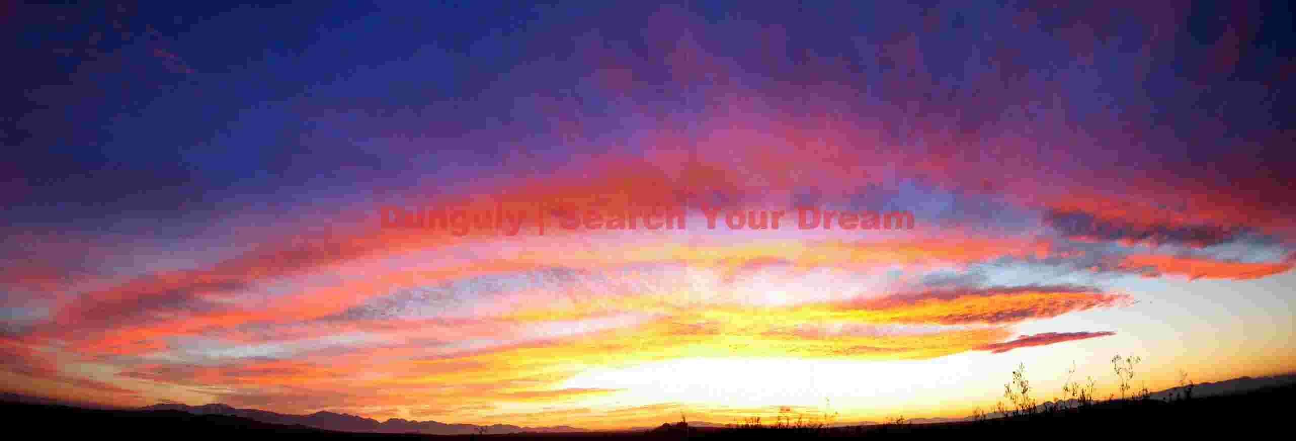 Mojave Sunset Panorama Sweeping Panoramic Sunset Over Mojave Desert Landscape