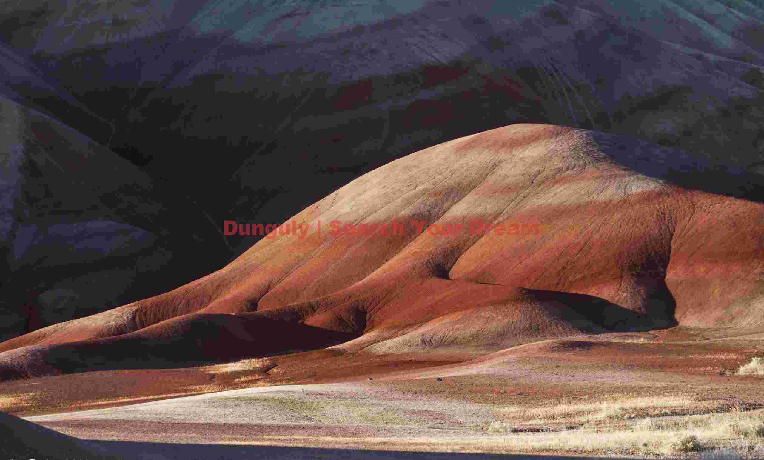 Morning light contrast, Painted Hills, Oregon Dawn's Luminous Contrast